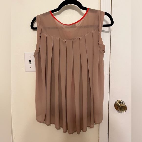 Chloe K Button Down Dusty Rose size M - Picture 8 of 9